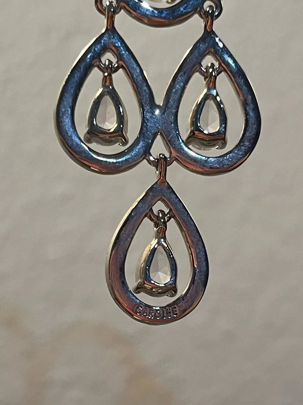 Carolee Crystal Chandelier Earrings